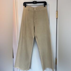 Women's Boot Cut Jeans in Tan